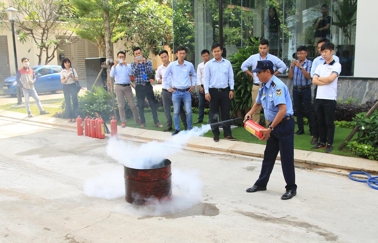 Huấn Luyện PCCC tại chỗ công tác PCCC năm tại các mục tiêu